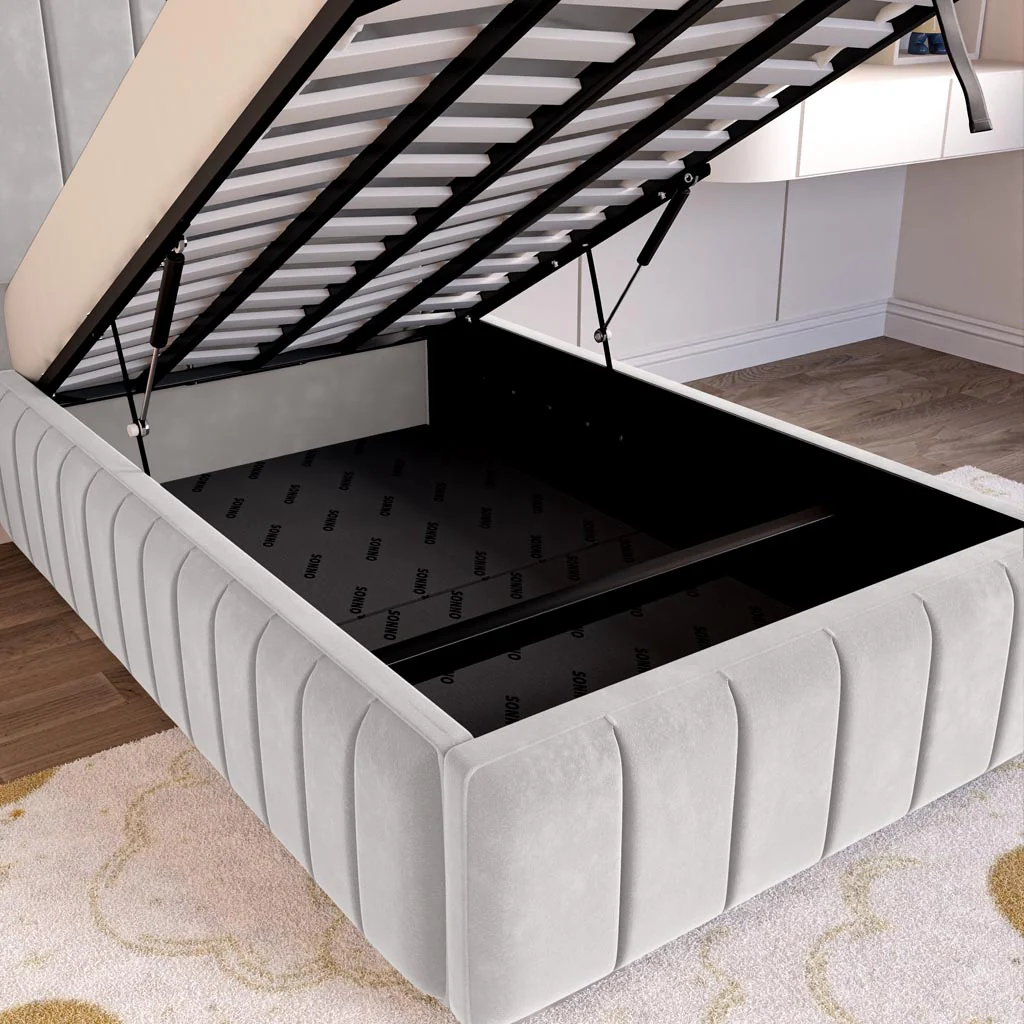 Milan Kids Upholstered Ottoman Bed - Image 7