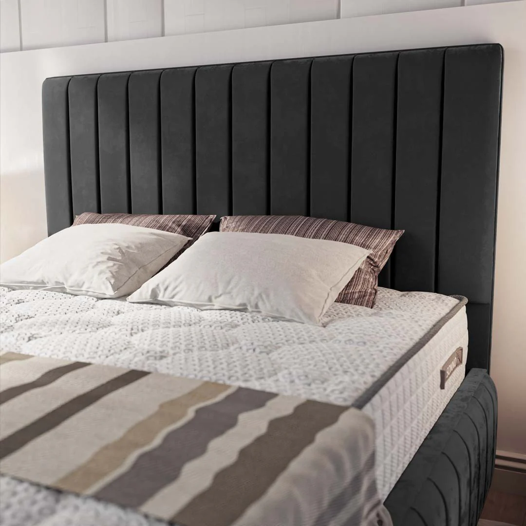 Milan Upholstered Bed - Image 3