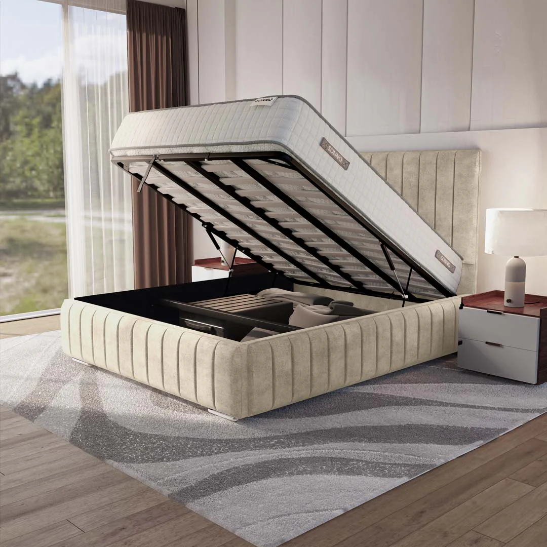 Milan Upholstered Ottoman Bed - Image 6