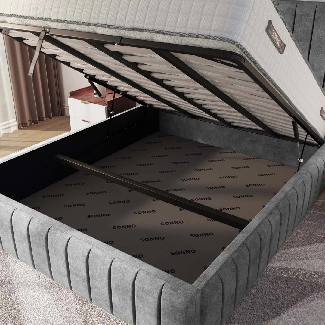 Milan Upholstered Ottoman Bed - Image 7