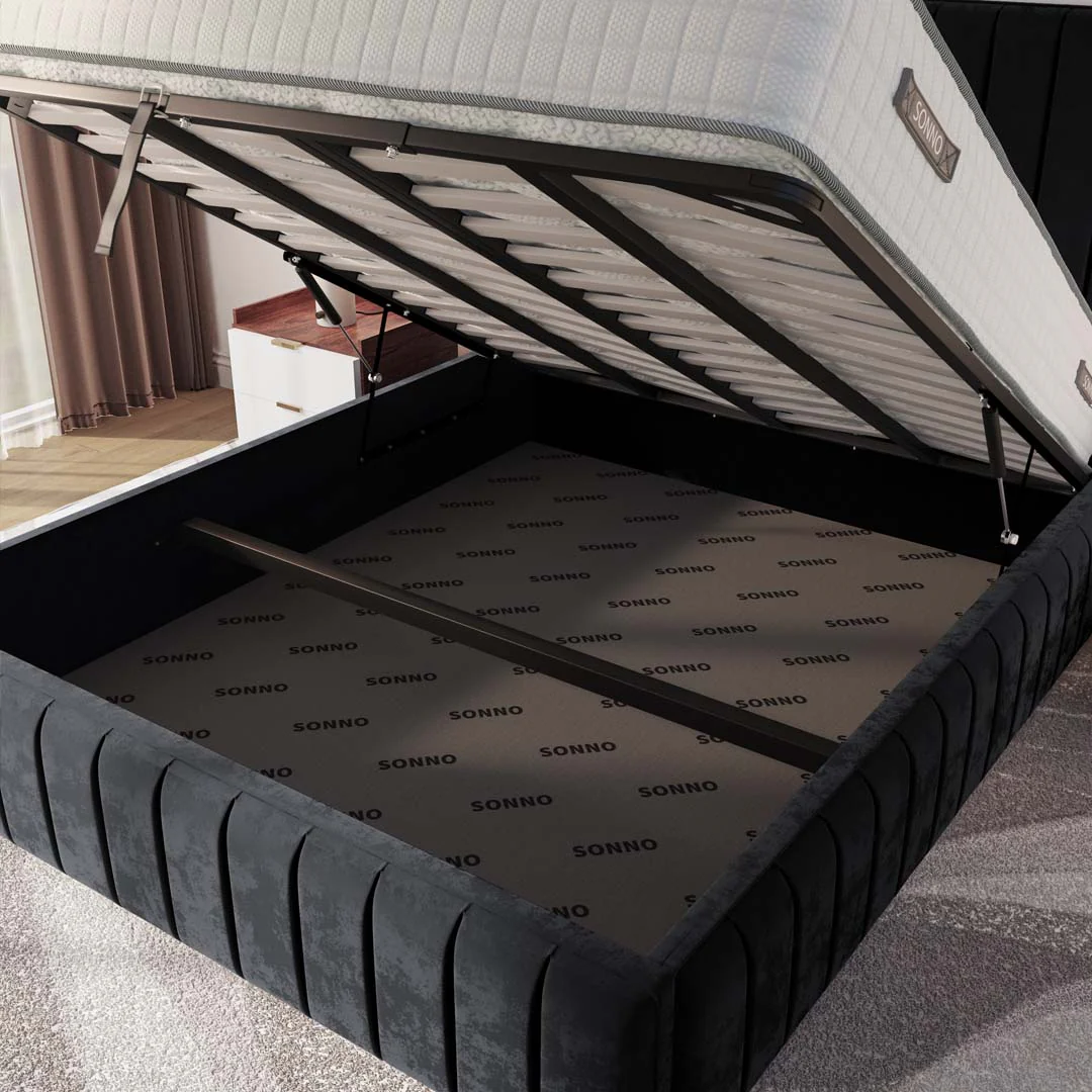 Milan Upholstered Ottoman Bed - Image 7