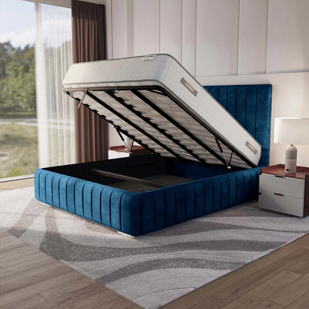 Milan Upholstered Ottoman Bed - Image 2