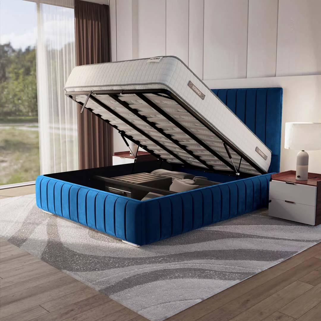 Milan Upholstered Ottoman Bed - Image 6