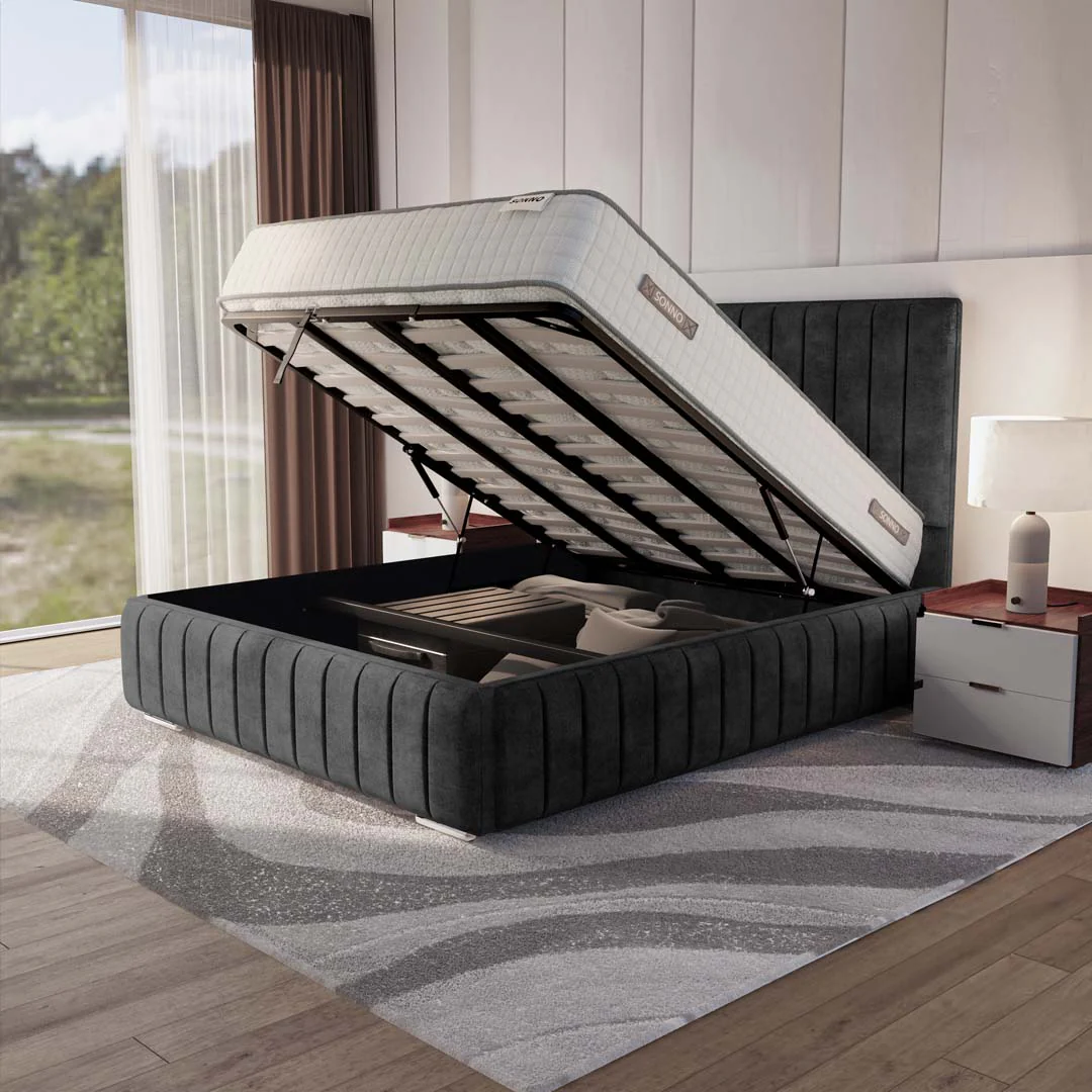 Milan Upholstered Ottoman Bed - Image 6