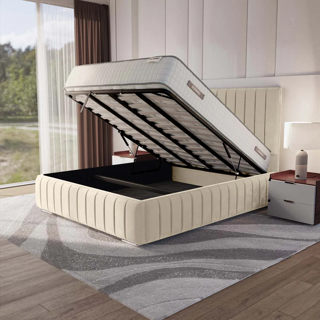 Milan Upholstered Ottoman Bed - Image 2