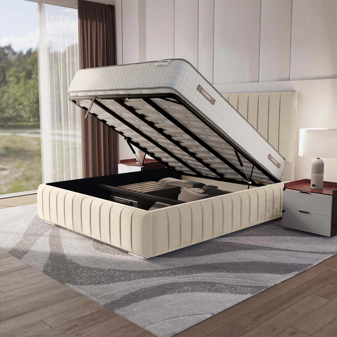 Milan Upholstered Ottoman Bed - Image 6