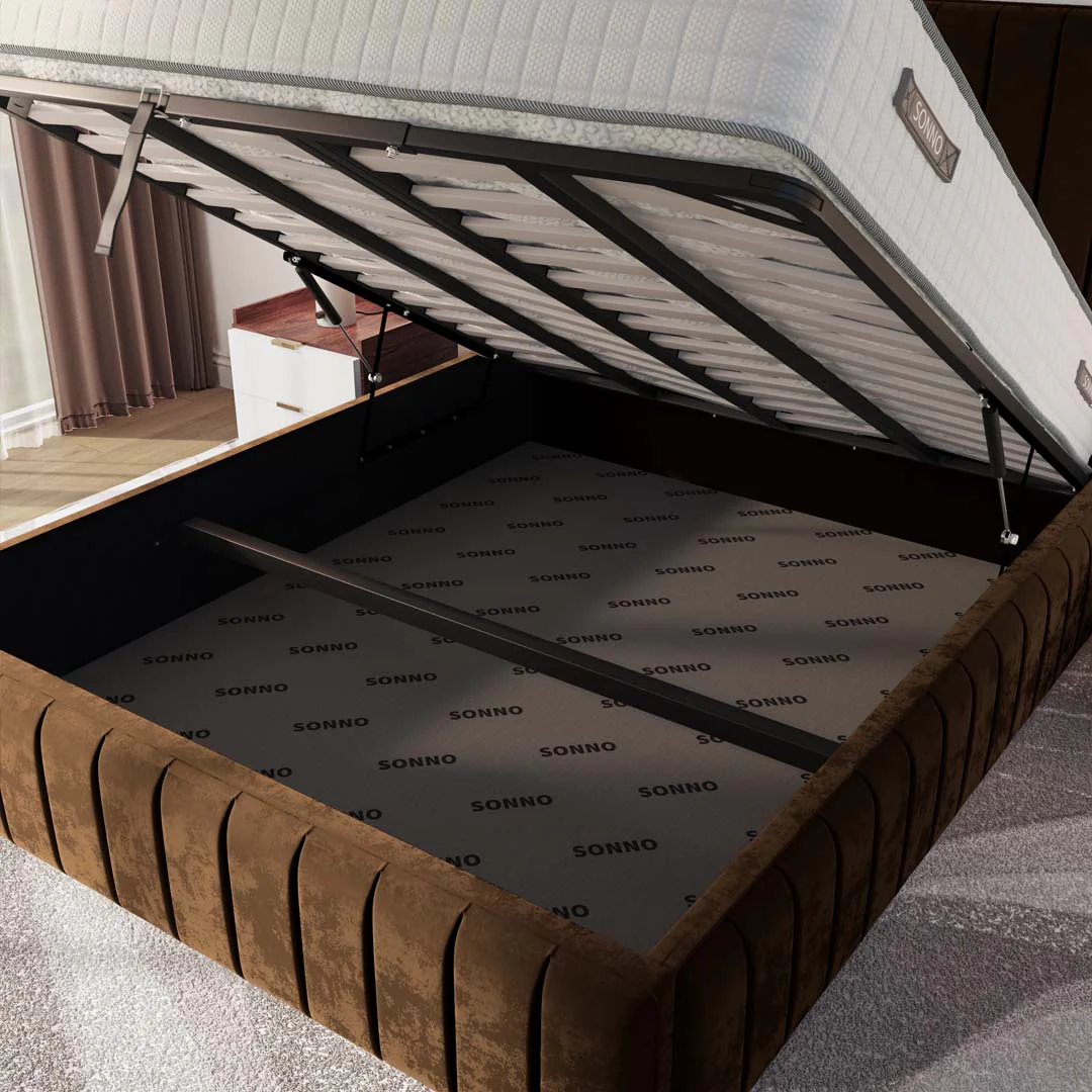 Milan Upholstered Ottoman Bed - Image 7