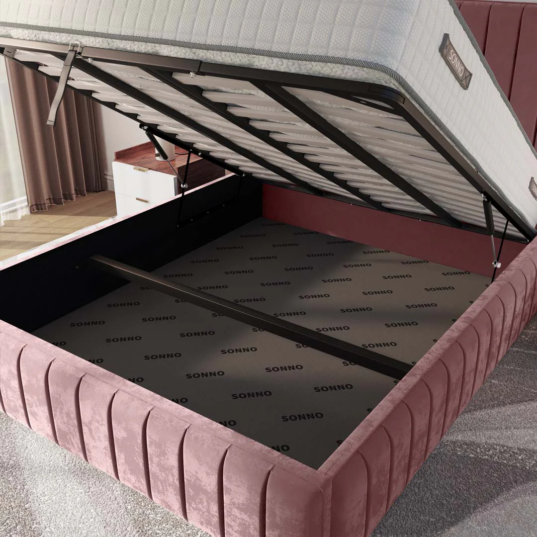 Milan Upholstered Ottoman Bed - Image 7