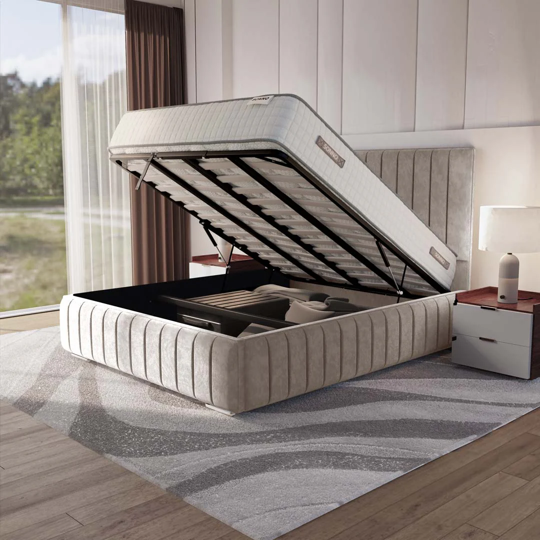 Milan Upholstered Ottoman Bed - Image 6
