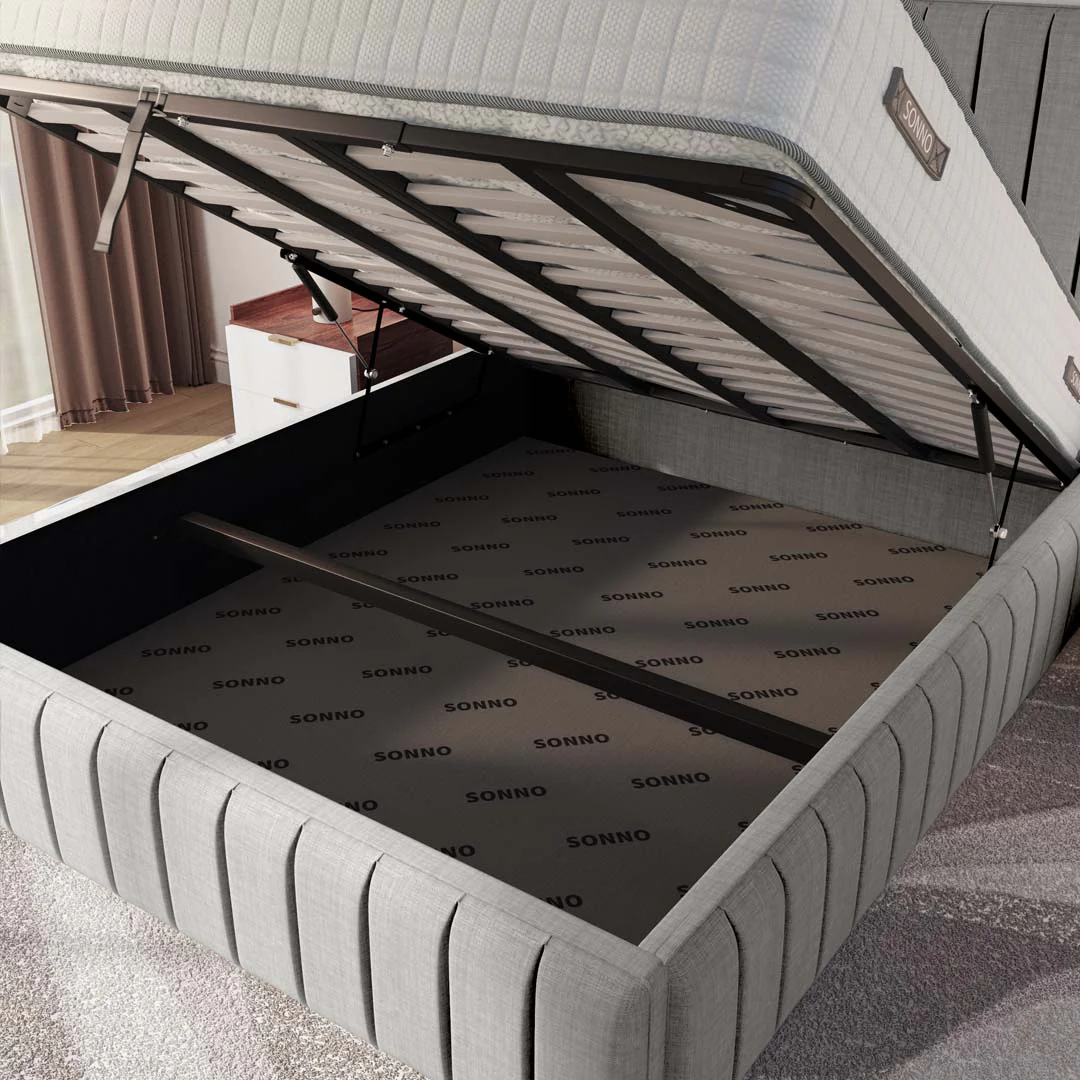 Milan Upholstered Ottoman Bed - Image 7
