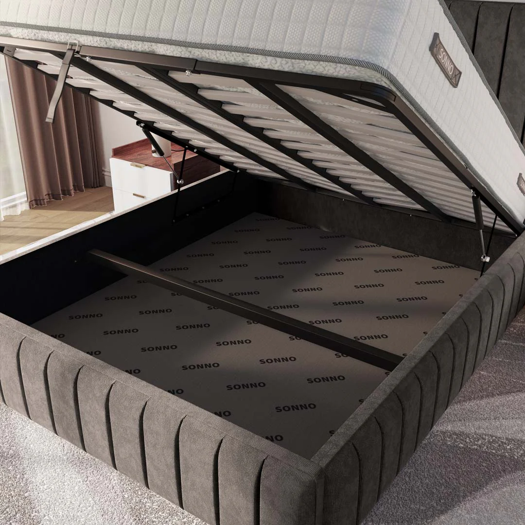 Milan Upholstered Ottoman Bed - Image 7