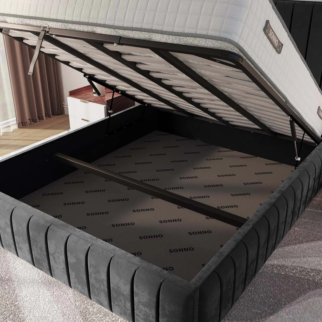 Milan Upholstered Ottoman Bed - Image 7