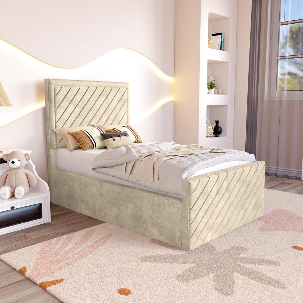 Oxford Kids Upholstered Ottoman Bed - Image 3