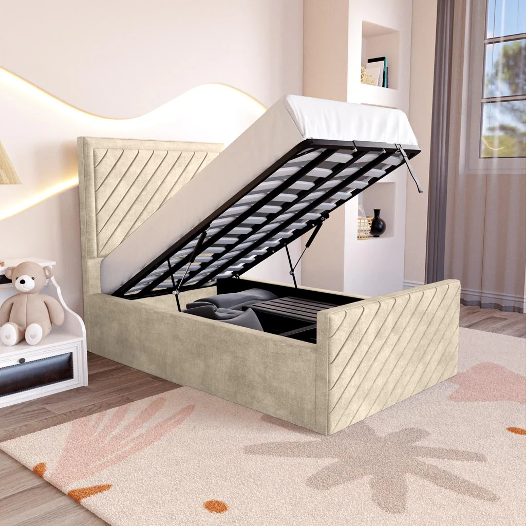 Oxford Kids Upholstered Ottoman Bed - Image 6