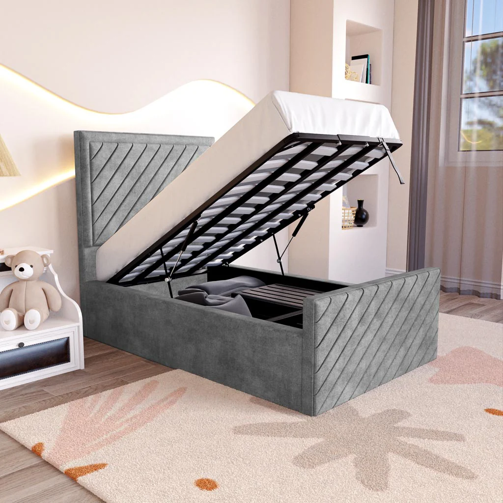 Oxford Kids Upholstered Ottoman Bed - Image 6