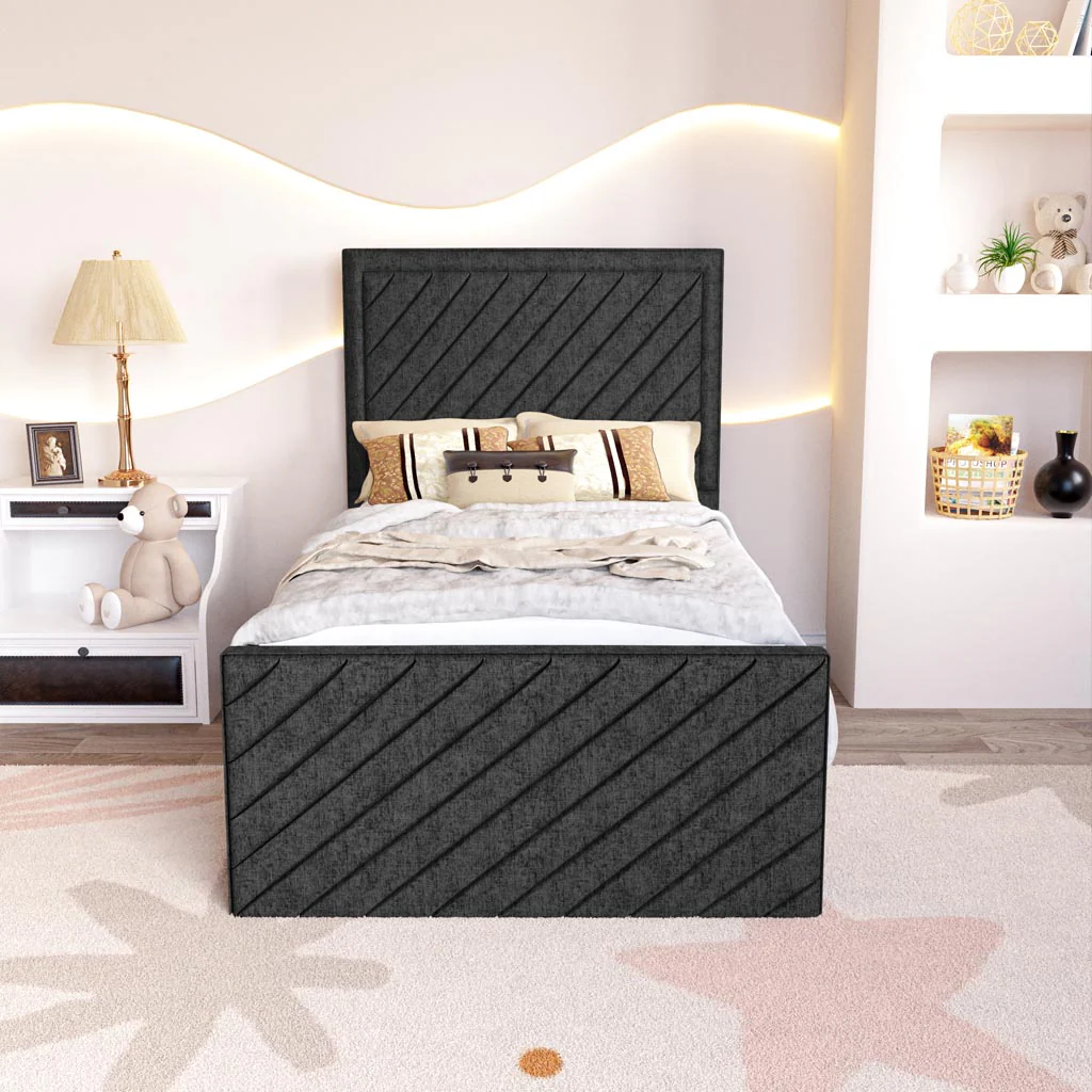 Oxford Kids Upholstered Ottoman Bed - Image 5