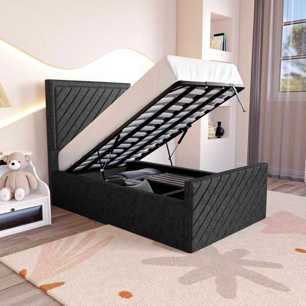 Oxford Kids Upholstered Ottoman Bed - Image 6
