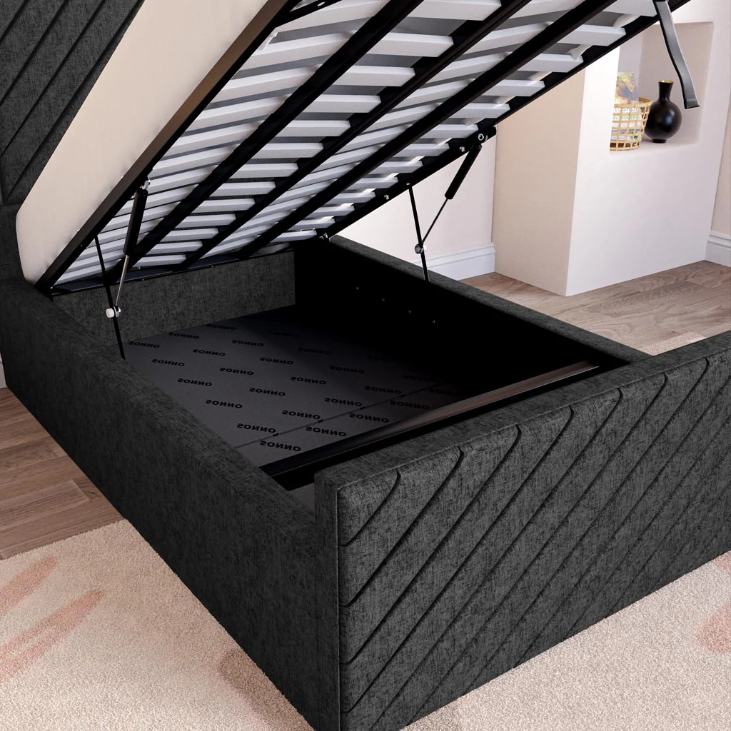 Oxford Kids Upholstered Ottoman Bed - Image 7