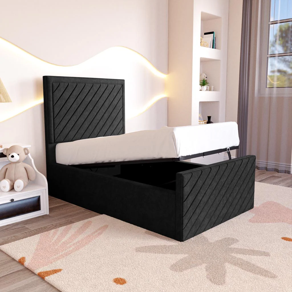 Oxford Kids Upholstered Ottoman Bed