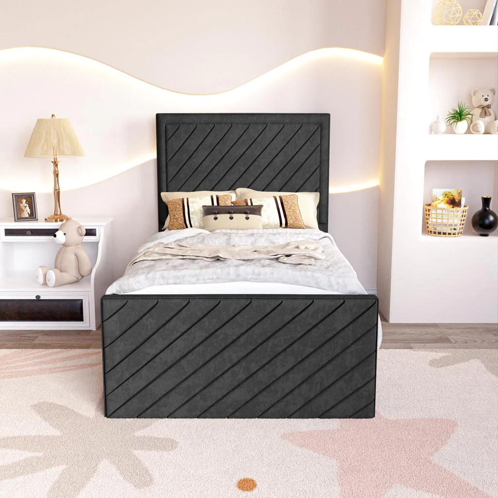 Oxford Kids Upholstered Ottoman Bed - Image 5