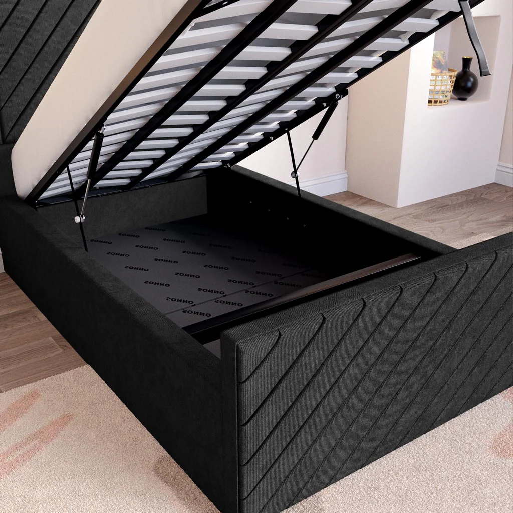 Oxford Kids Upholstered Ottoman Bed - Image 7