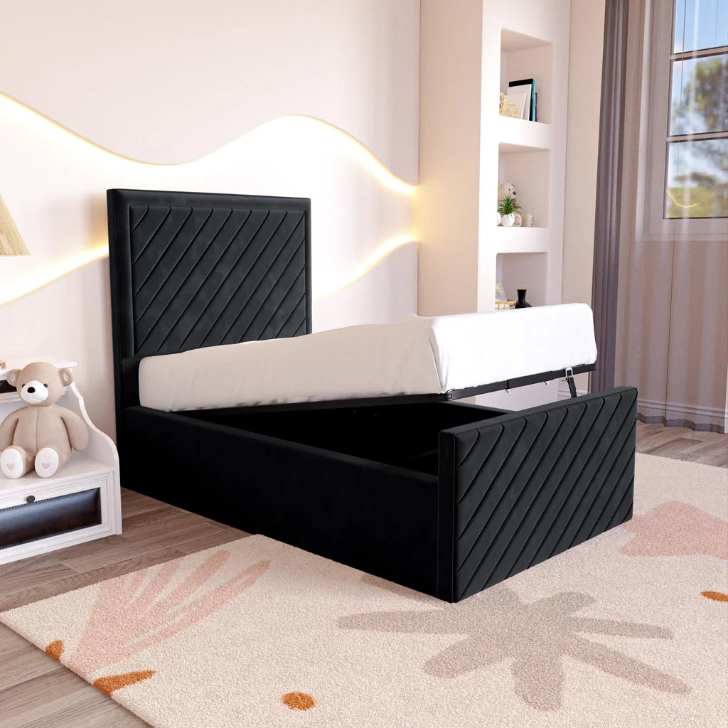 Oxford Kids Upholstered Ottoman Bed