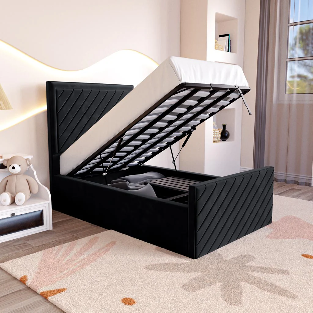 Oxford Kids Upholstered Ottoman Bed - Image 6