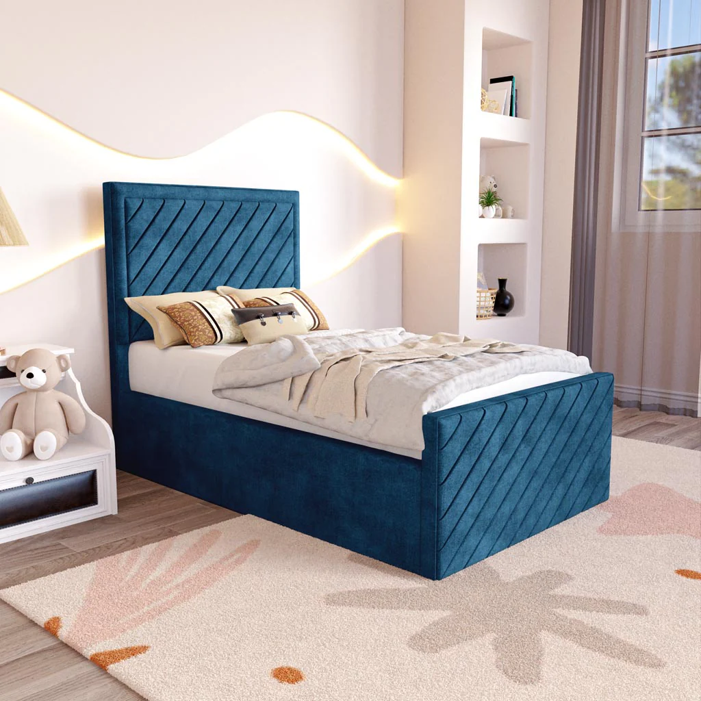Oxford Kids Upholstered Ottoman Bed - Image 3