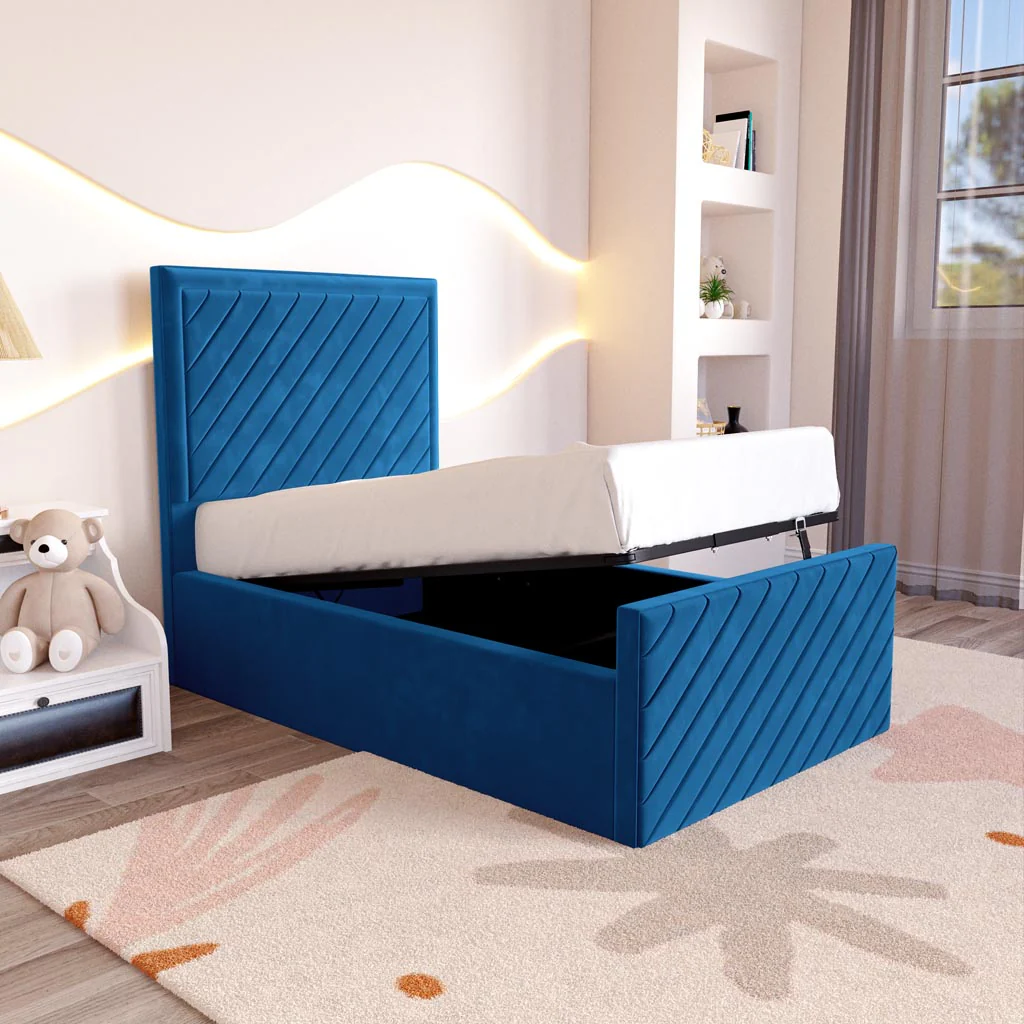 Oxford Kids Upholstered Ottoman Bed