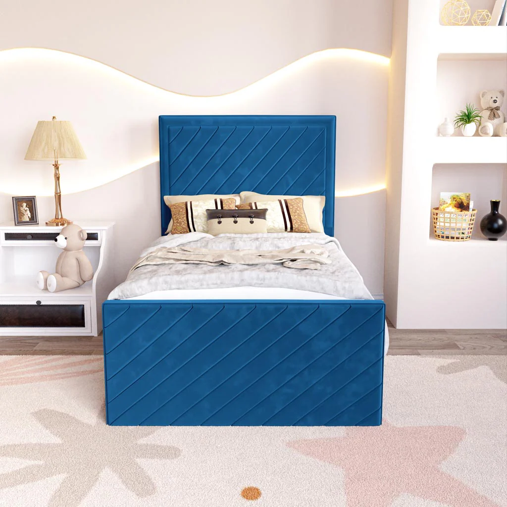 Oxford Kids Upholstered Ottoman Bed - Image 5