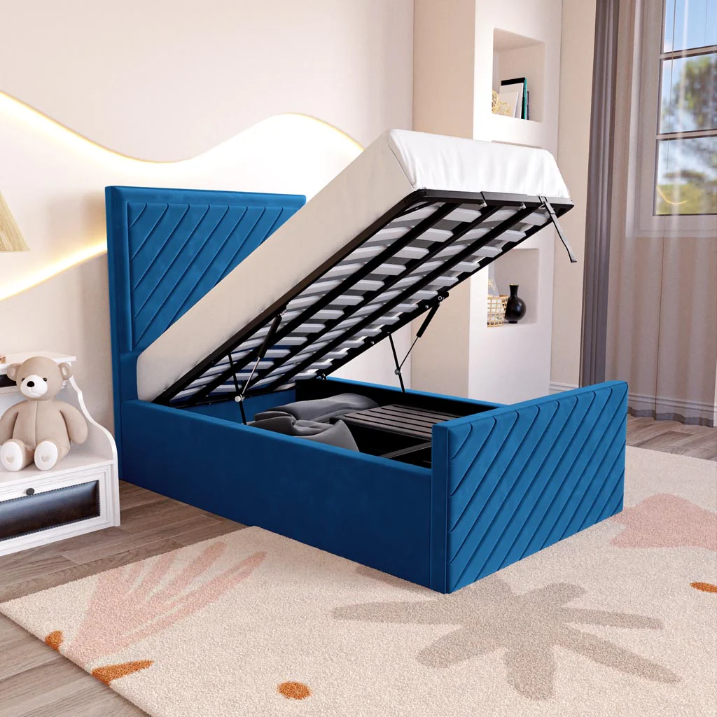 Oxford Kids Upholstered Ottoman Bed - Image 6