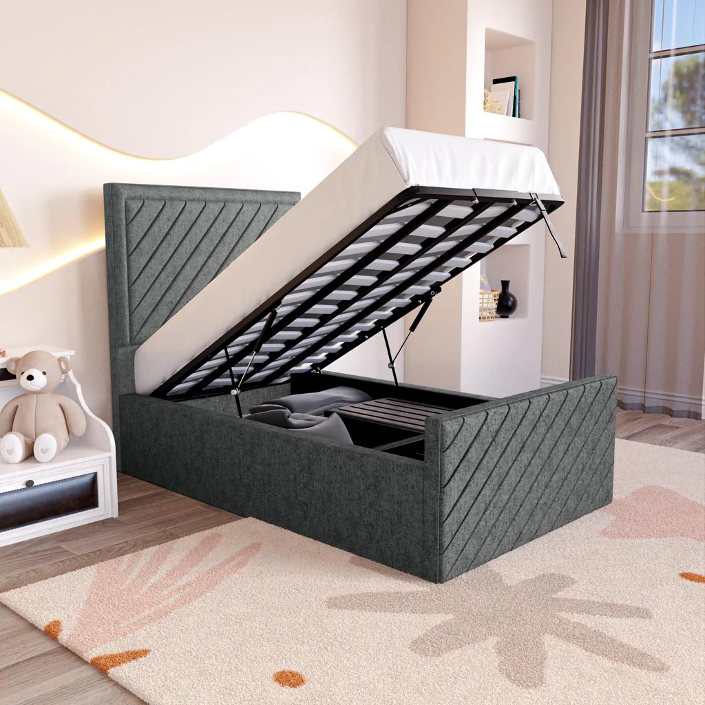 Oxford Kids Upholstered Ottoman Bed - Image 6