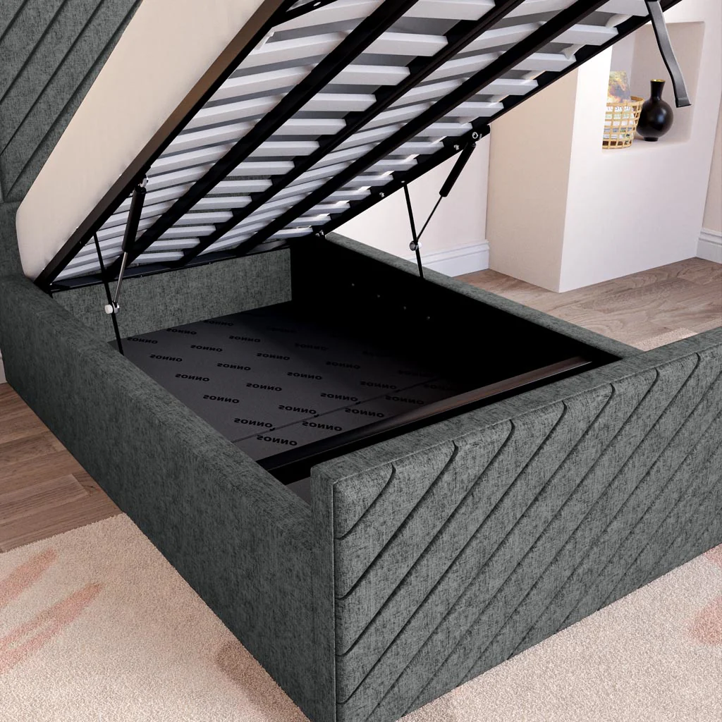 Oxford Kids Upholstered Ottoman Bed - Image 7