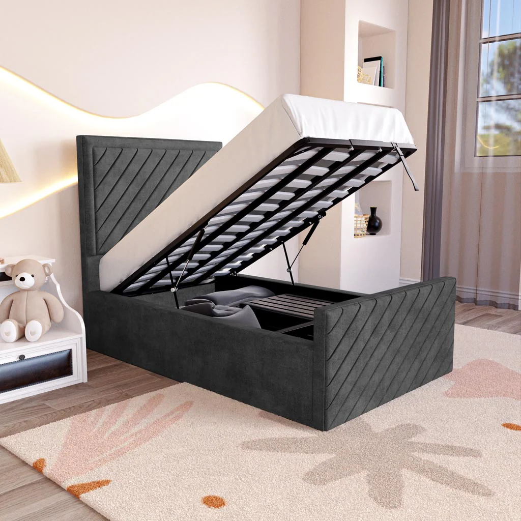 Oxford Kids Upholstered Ottoman Bed - Image 6