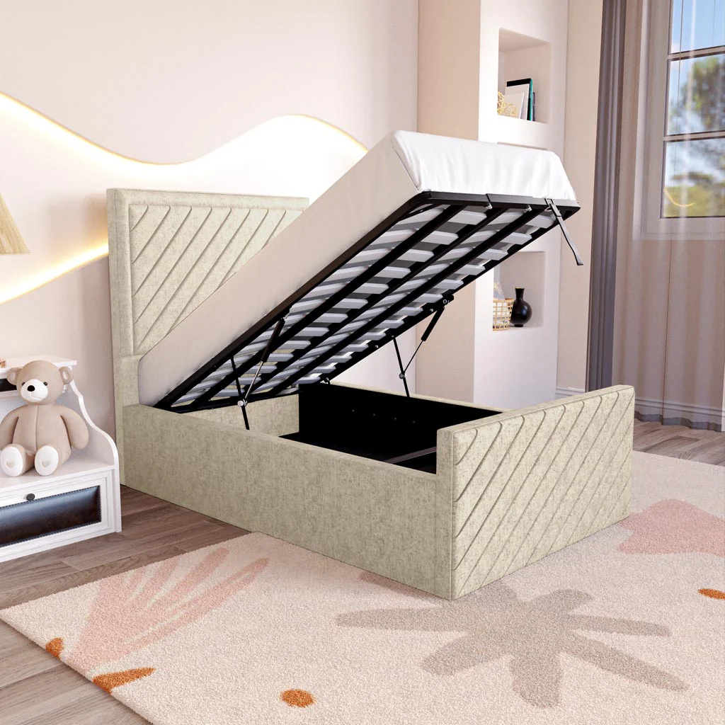 Oxford Kids Upholstered Ottoman Bed - Image 2