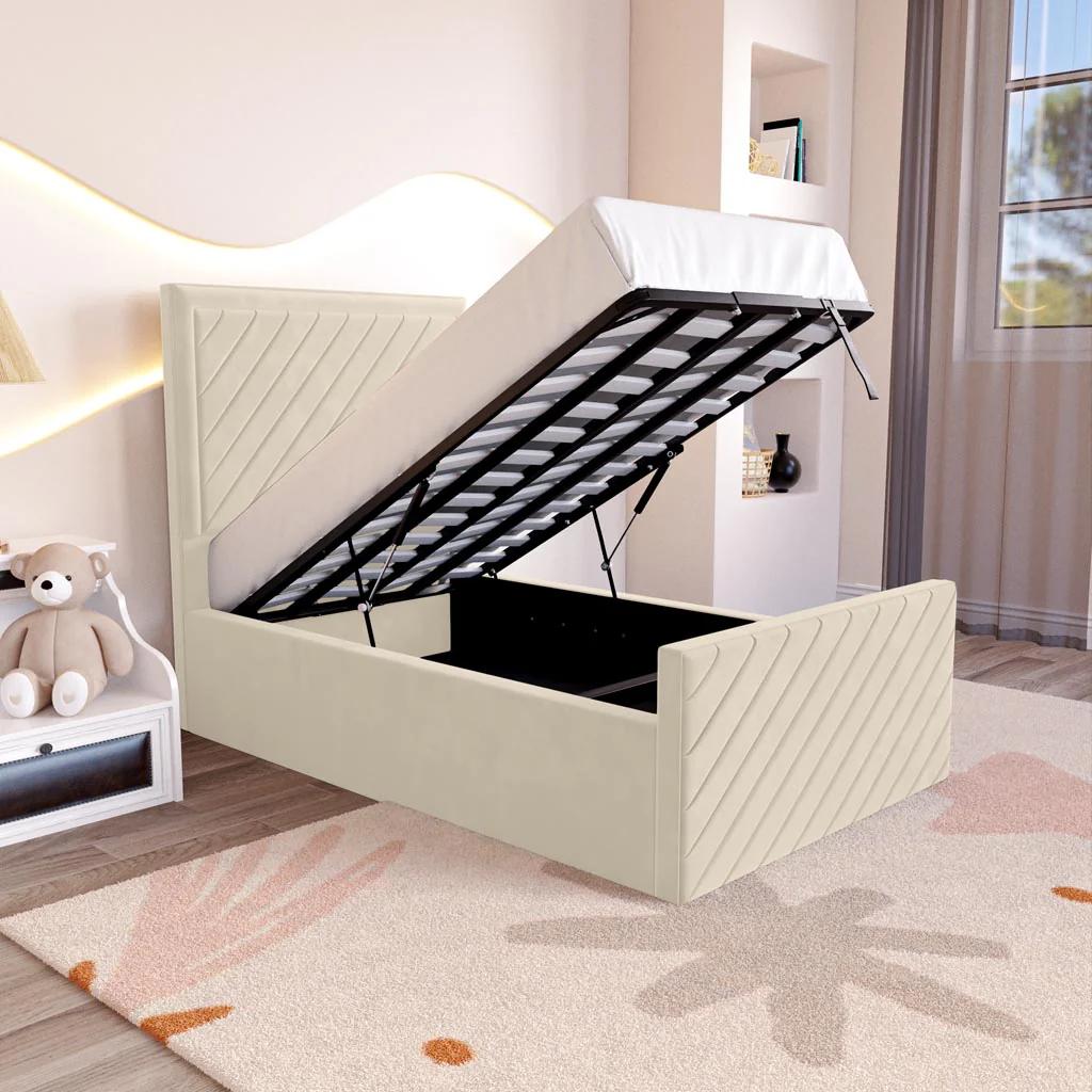 Oxford Kids Upholstered Ottoman Bed - Image 2