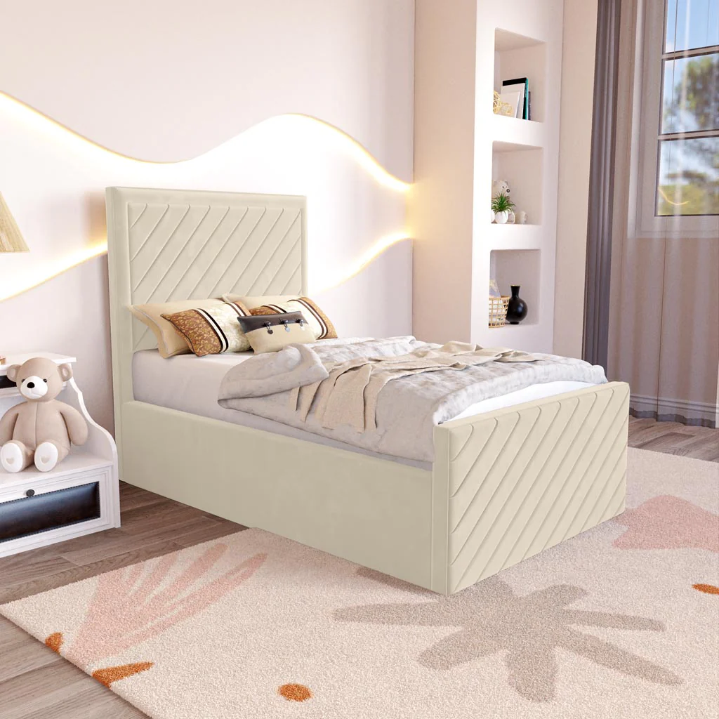 Oxford Kids Upholstered Ottoman Bed - Image 3