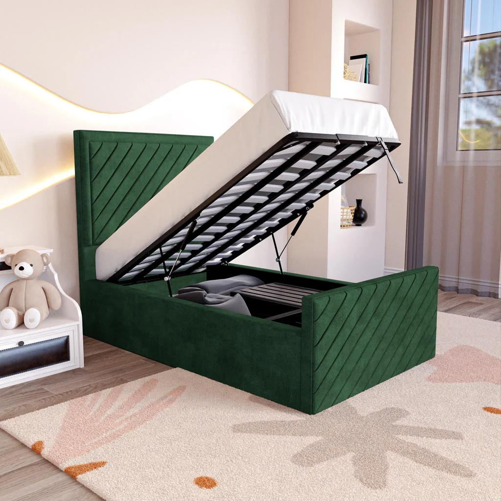 Oxford Kids Upholstered Ottoman Bed - Image 6