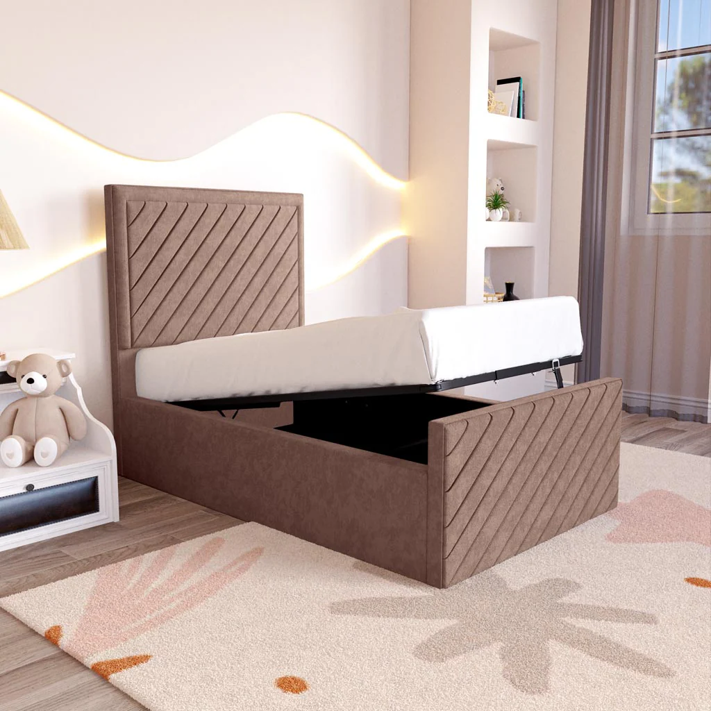 Oxford Kids Upholstered Ottoman Bed
