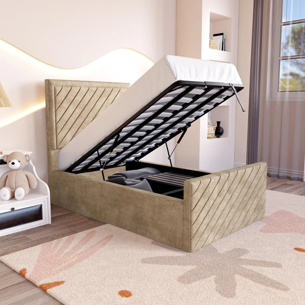 Oxford Kids Upholstered Ottoman Bed - Image 6
