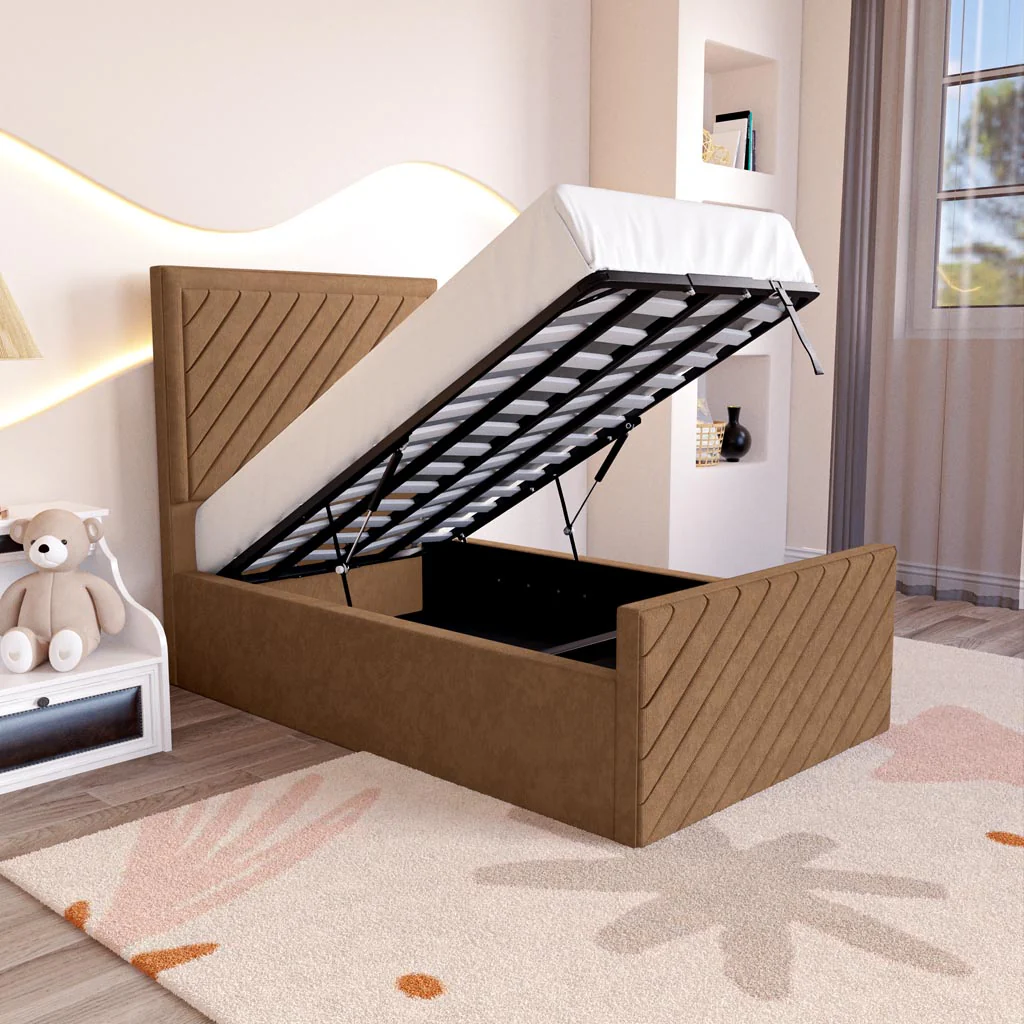 Oxford Kids Upholstered Ottoman Bed - Image 2