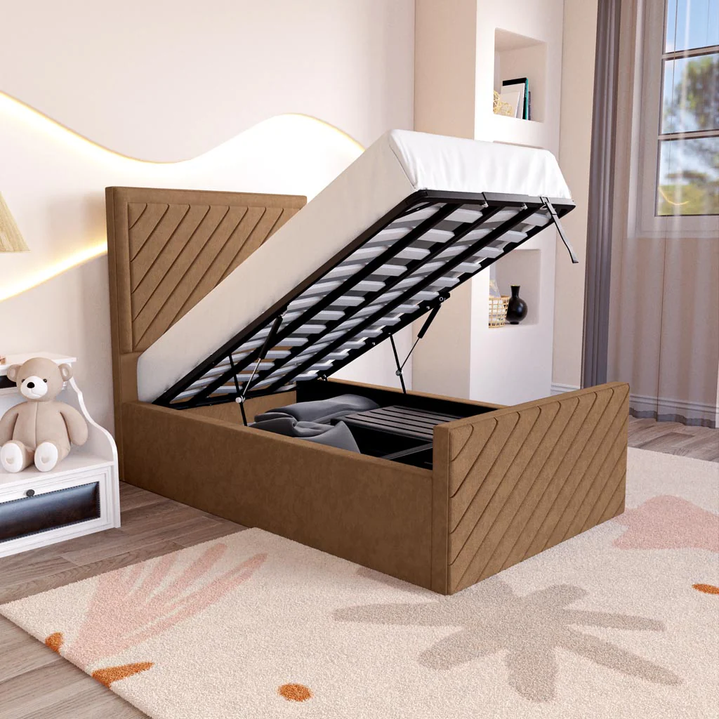 Oxford Kids Upholstered Ottoman Bed - Image 6