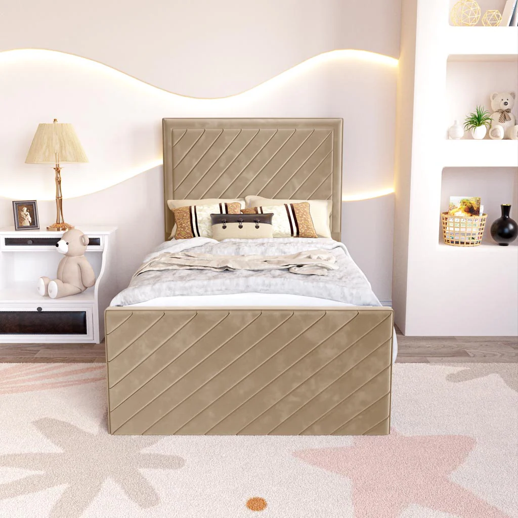 Oxford Kids Upholstered Ottoman Bed - Image 5