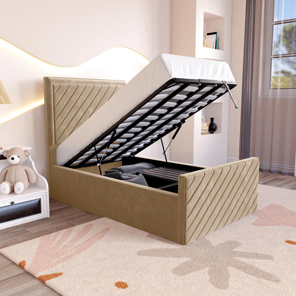 Oxford Kids Upholstered Ottoman Bed - Image 6