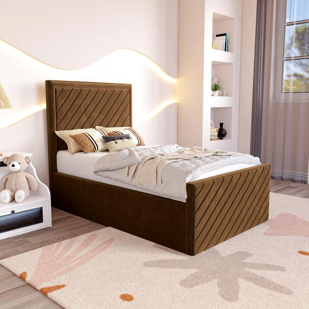 Oxford Kids Upholstered Ottoman Bed - Image 3