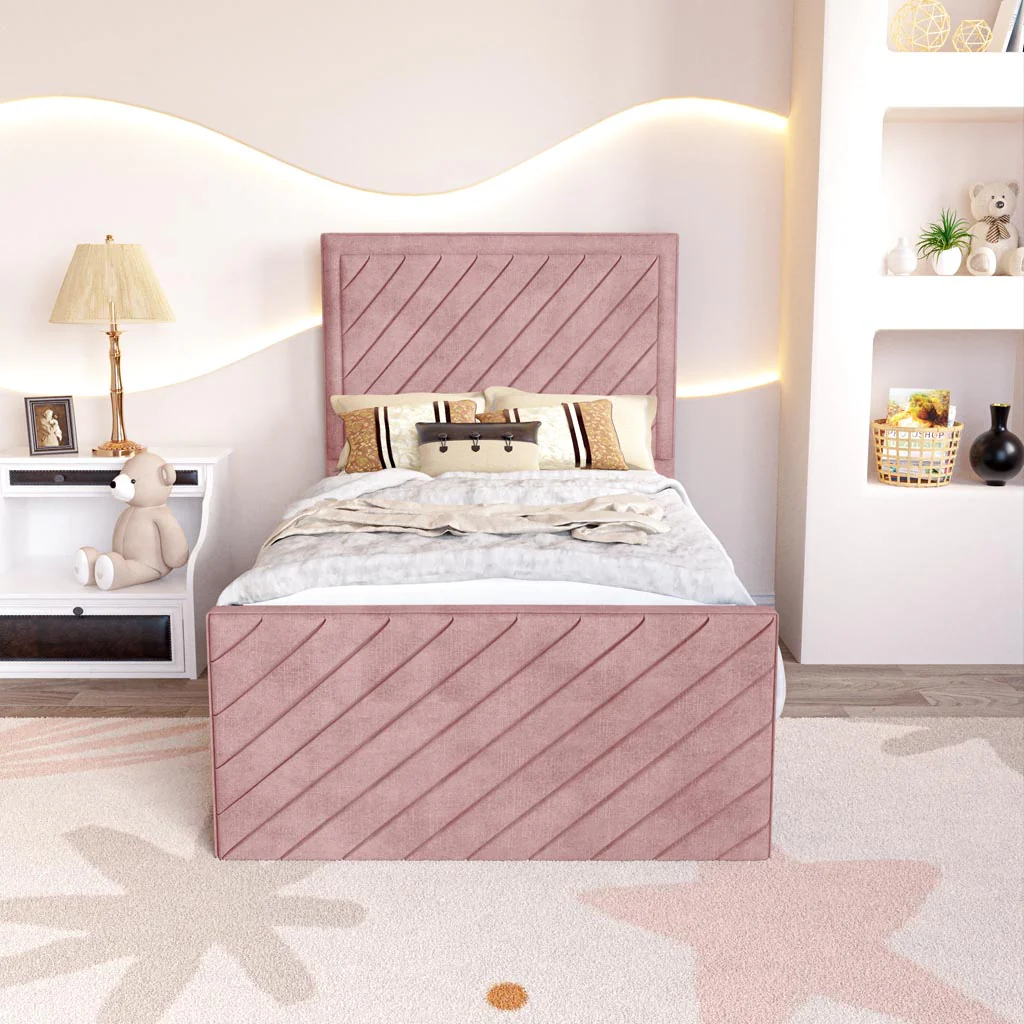 Oxford Kids Upholstered Ottoman Bed - Image 5