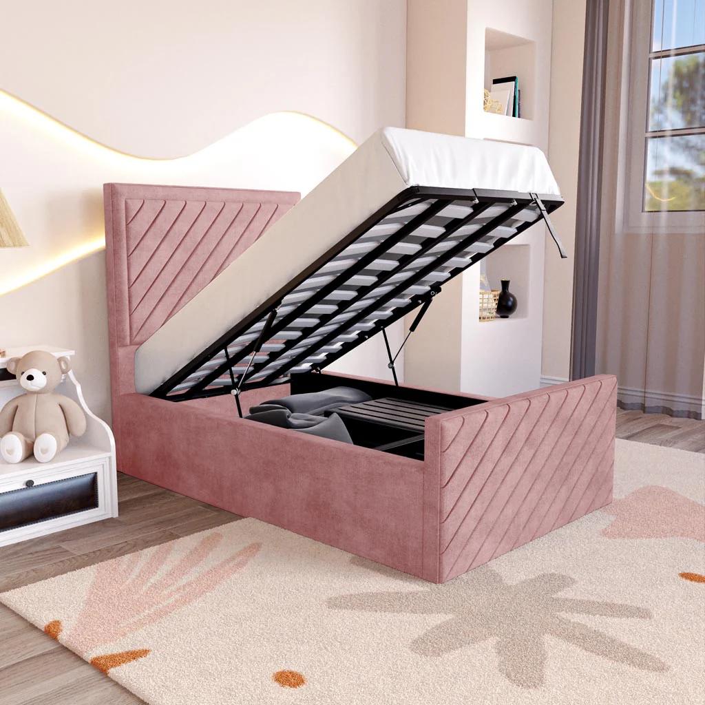 Oxford Kids Upholstered Ottoman Bed - Image 6