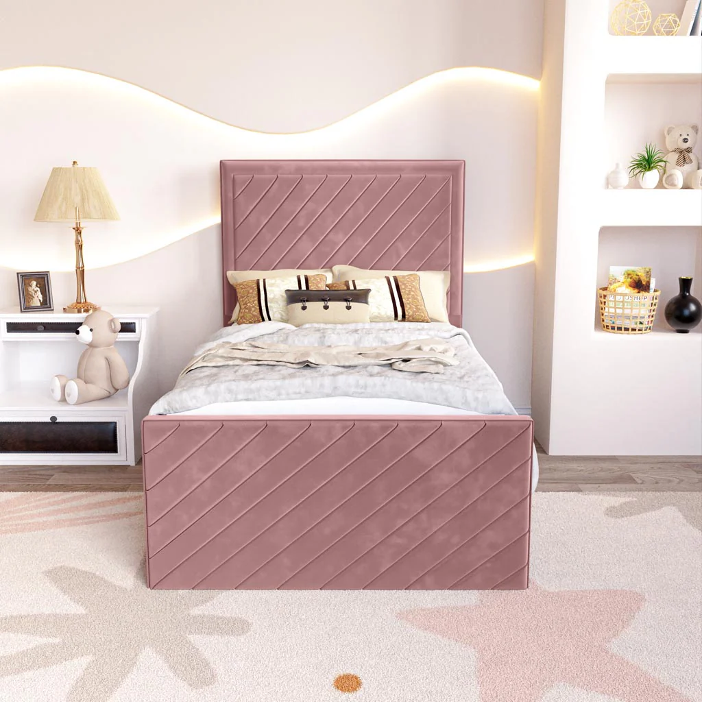 Oxford Kids Upholstered Ottoman Bed - Image 5