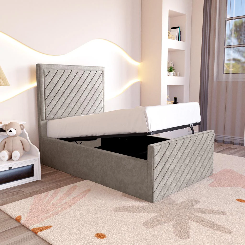 Oxford Kids Upholstered Ottoman Bed
