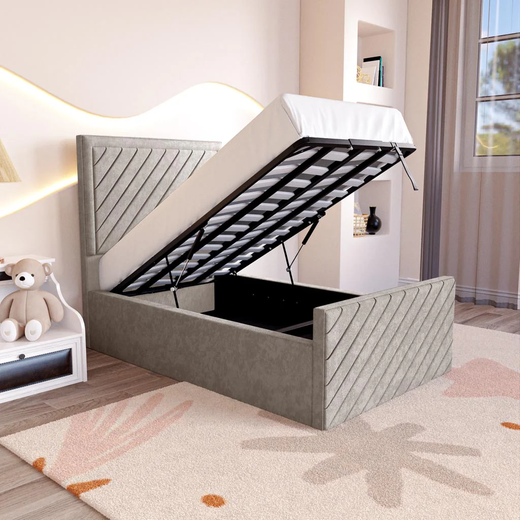 Oxford Kids Upholstered Ottoman Bed - Image 2